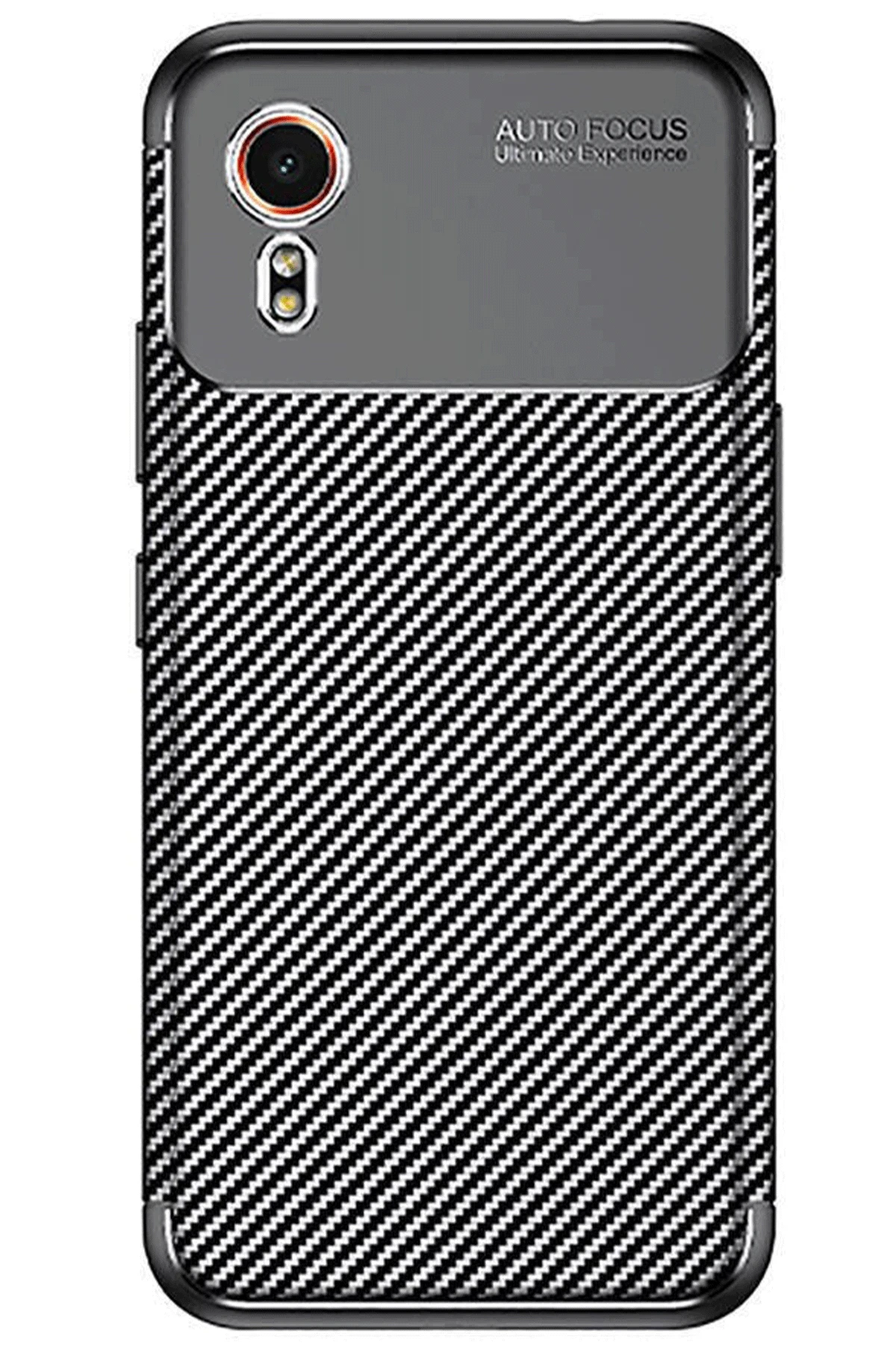 Newface Samsung Galaxy XCover 7 Kılıf Auto Focus Karbon Kapak - Siyah — görsel 3