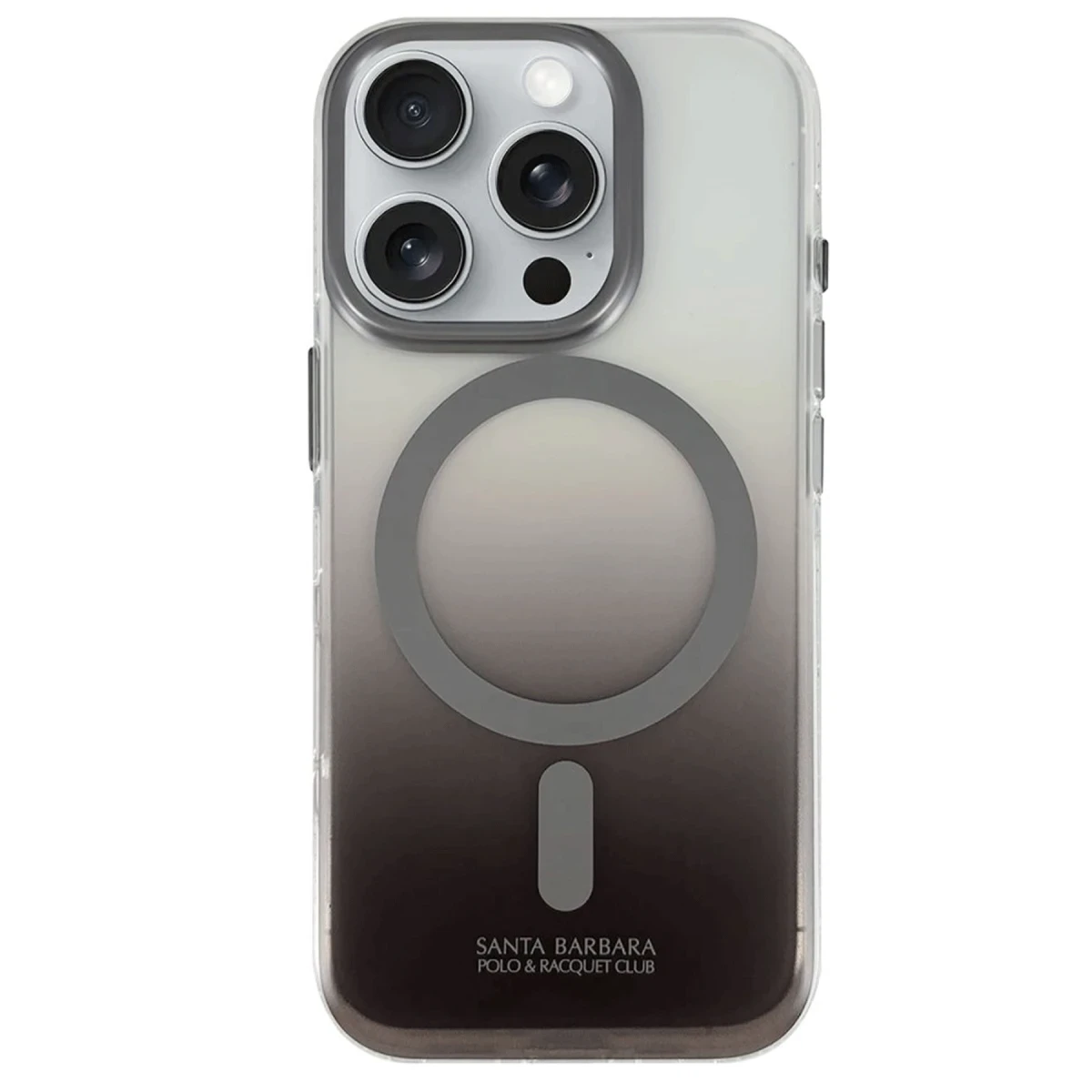 Santa Barbara Polo Racquet Club Apple iPhone 16 Pro Max Augus Magsafe Kapak - Gri