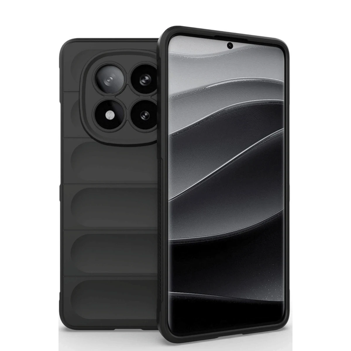 Newface Xiaomi Redmi Note 14 Pro 5G Kılıf Optimum Silikon - Siyah — görsel 4
