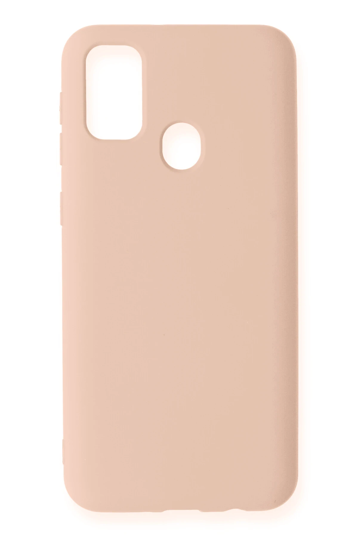 Newface Samsung Galaxy M31 Kılıf Nano içi Kadife Silikon - Pudra
