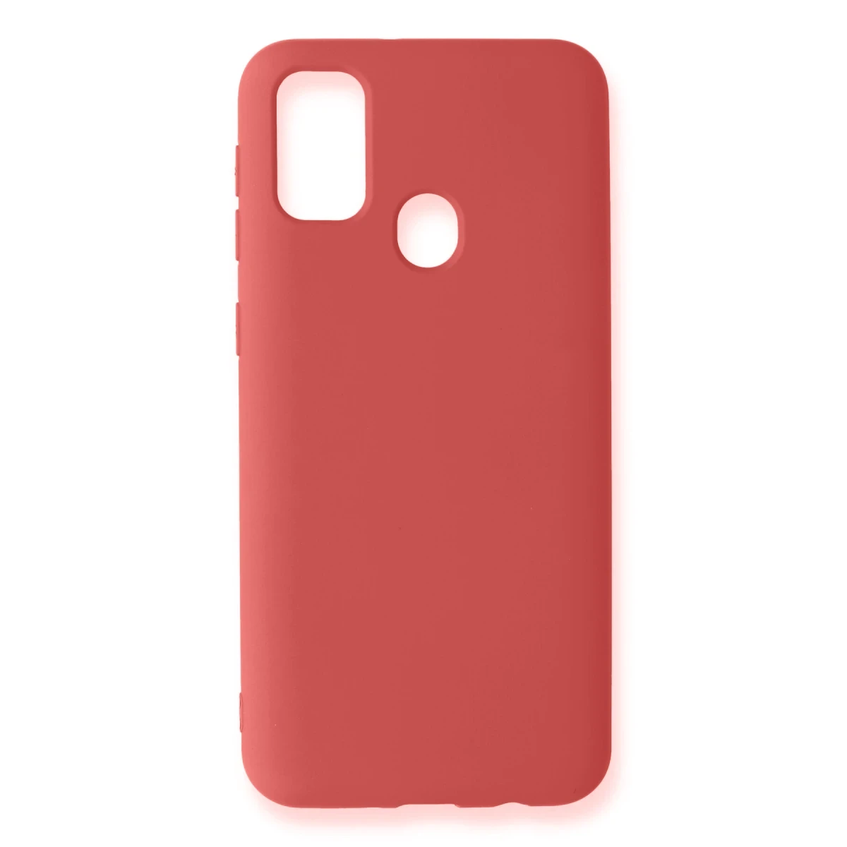 Newface Samsung Galaxy M31 Kılıf Nano içi Kadife Silikon - Kiremit — görsel 4