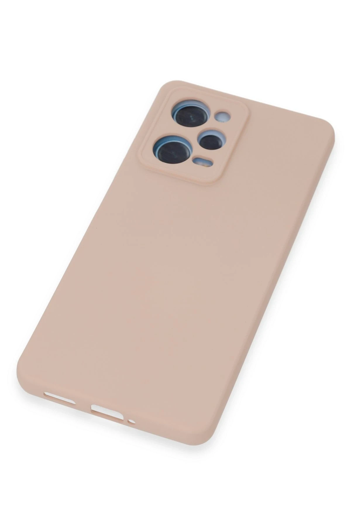 Newface Xiaomi Redmi Note 12 Pro 5G Kılıf Nano içi Kadife Silikon - Pudra