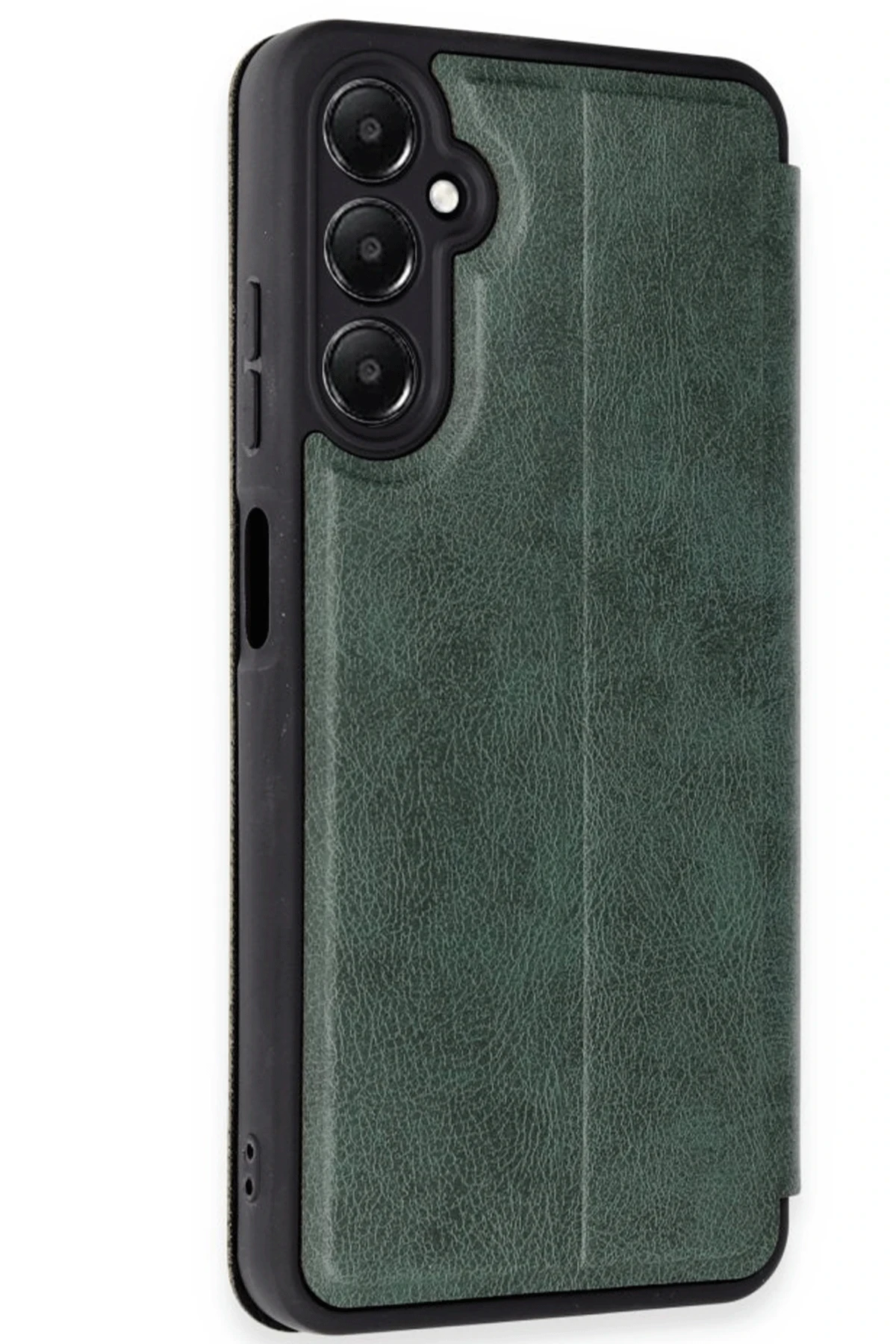 Newface Samsung Galaxy A36 Kılıf Flip Cover - Koyu Yeşil