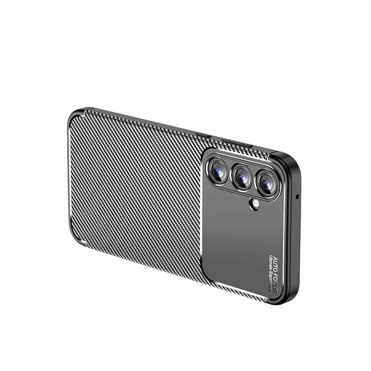 Newface Samsung Galaxy A35 5G Kılıf Auto Focus Karbon Kapak - Siyah — görsel 6