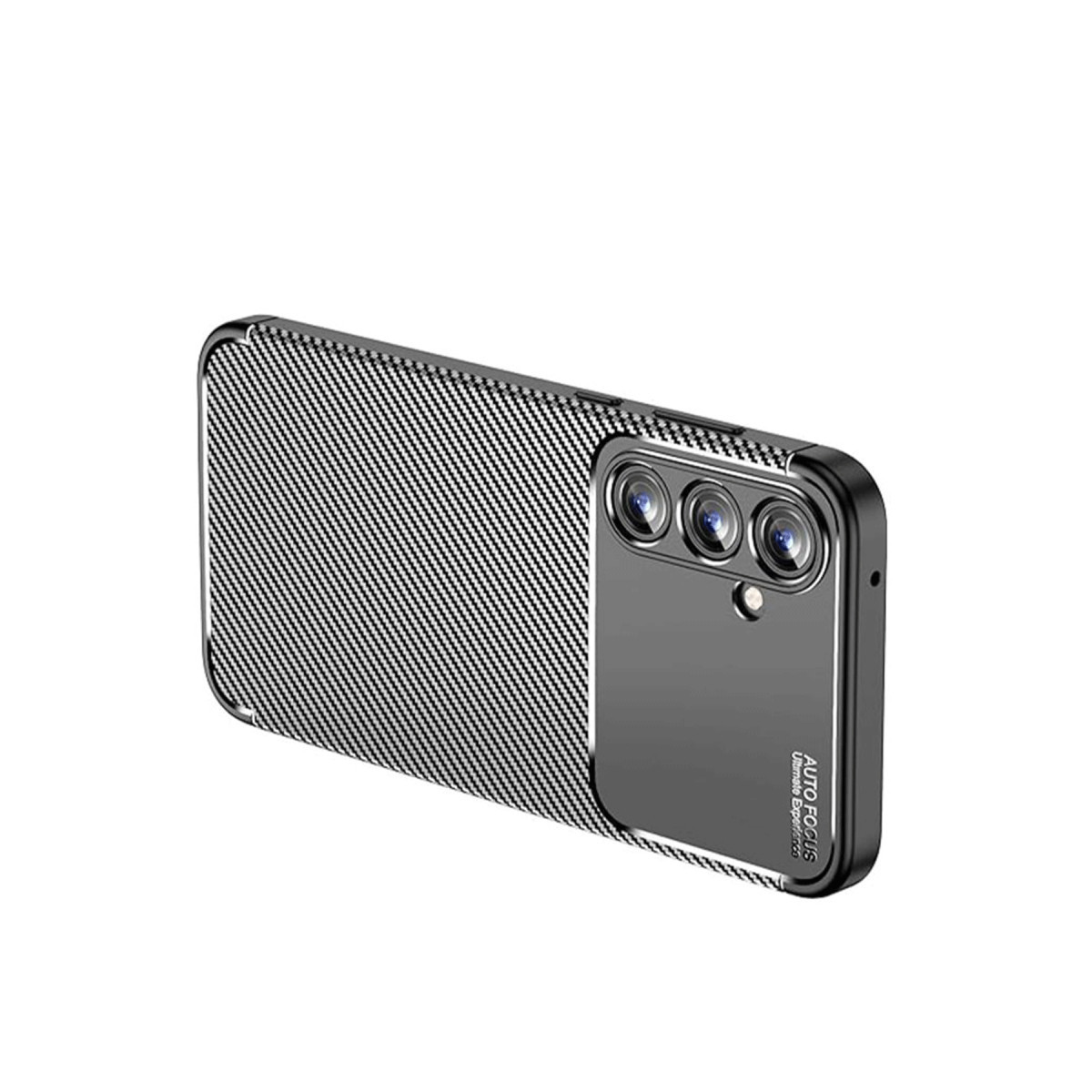Newface Samsung Galaxy A35 5G Kılıf Auto Focus Karbon Kapak - Siyah — görsel 9