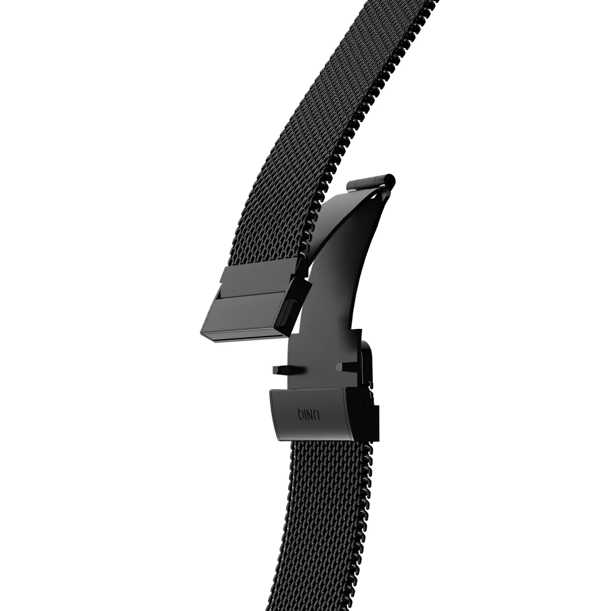 Uniq Apple Watch Ultra 49mm Dante Pro Çelik Örgü Kordon - Siyah