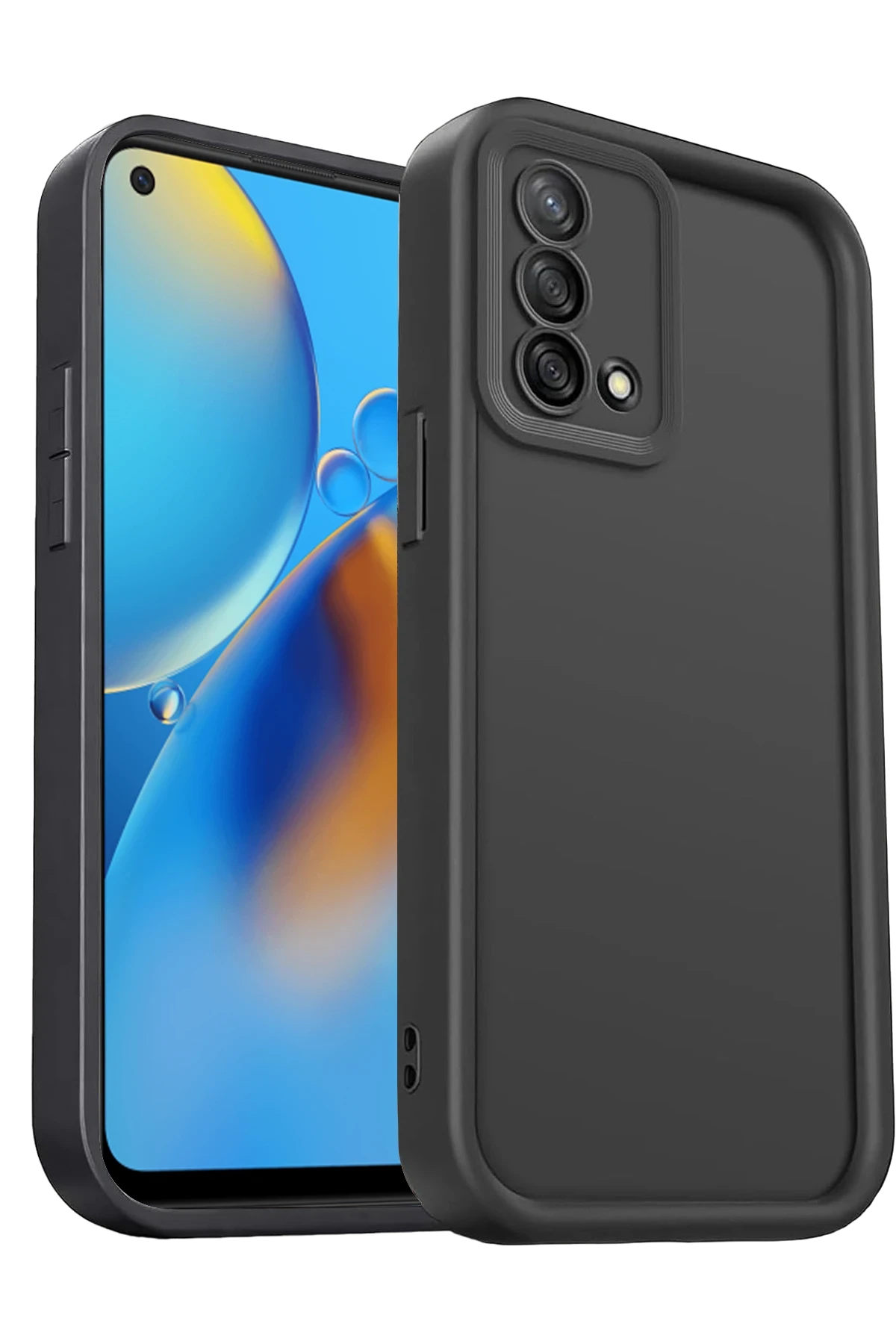 Newface Oppo A74 4G Kılıf Viera Silikon - Siyah