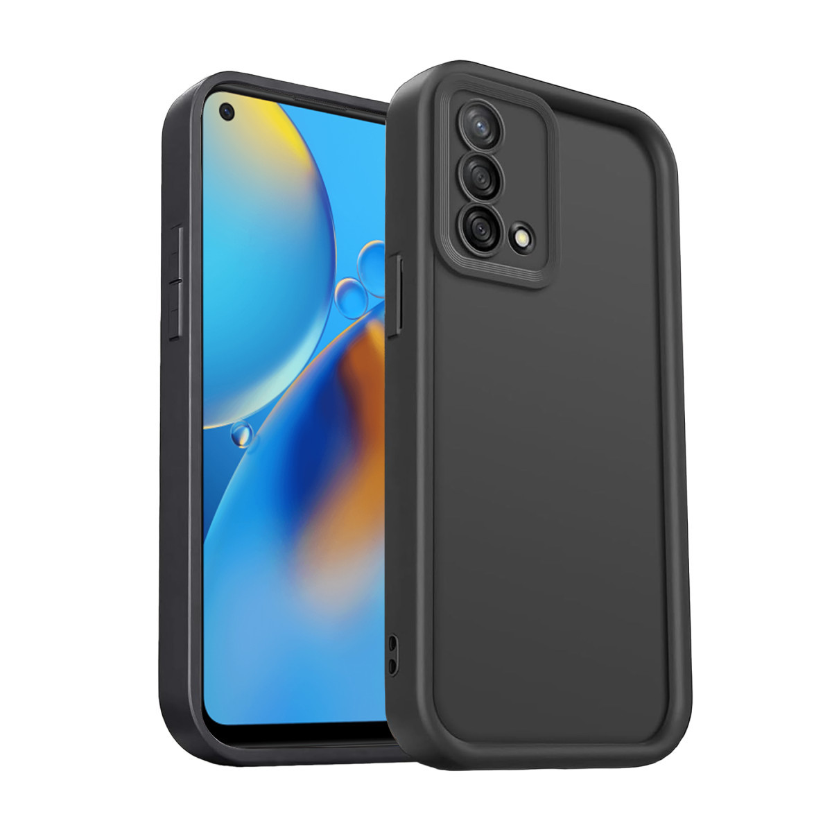 Newface Oppo A74 4G Kılıf Viera Silikon - Siyah — görsel 3