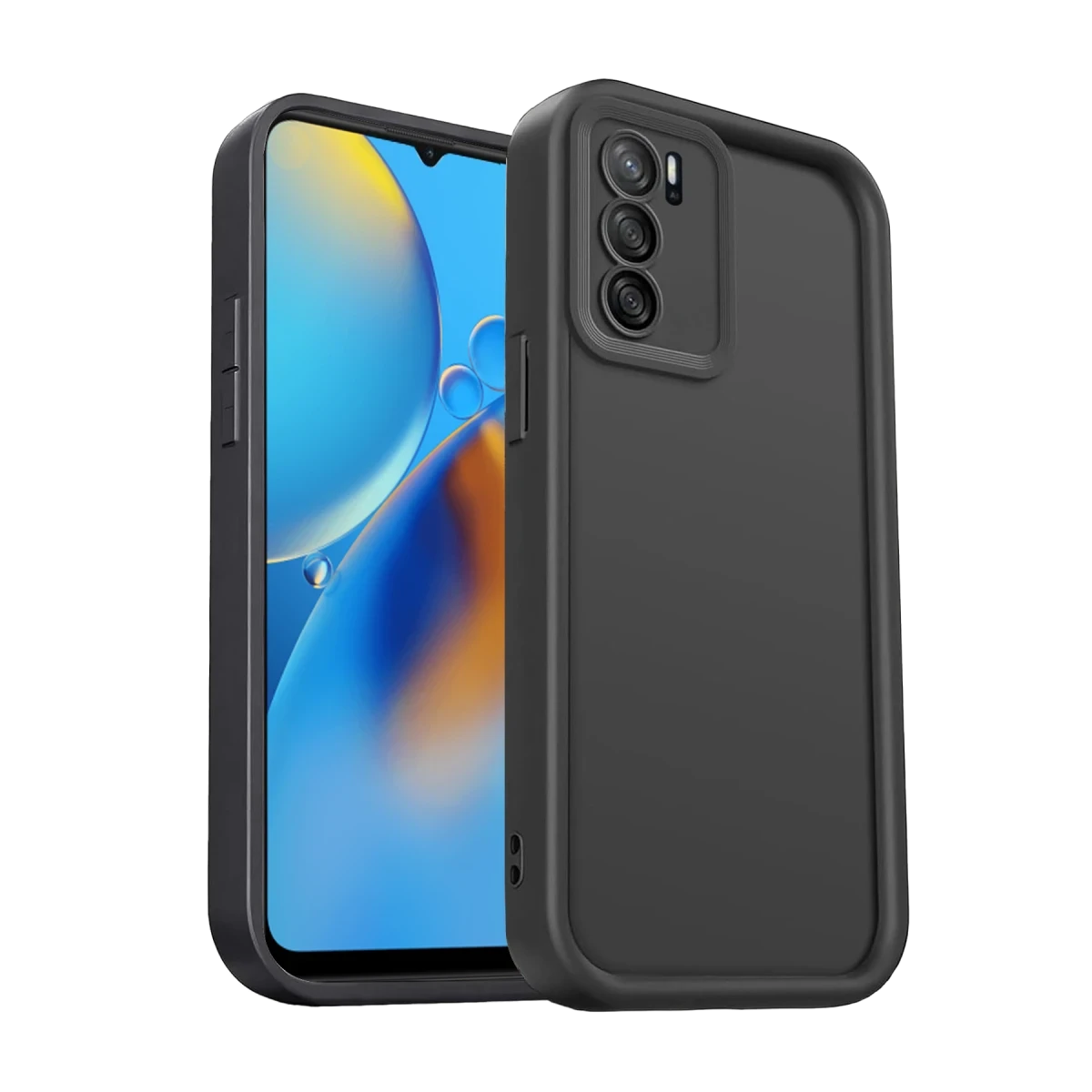Newface Oppo A16 Kılıf Viera Silikon - Siyah — görsel 2
