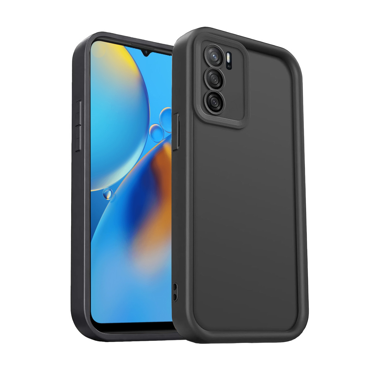 Newface Oppo A16 Kılıf Viera Silikon - Siyah — görsel 3