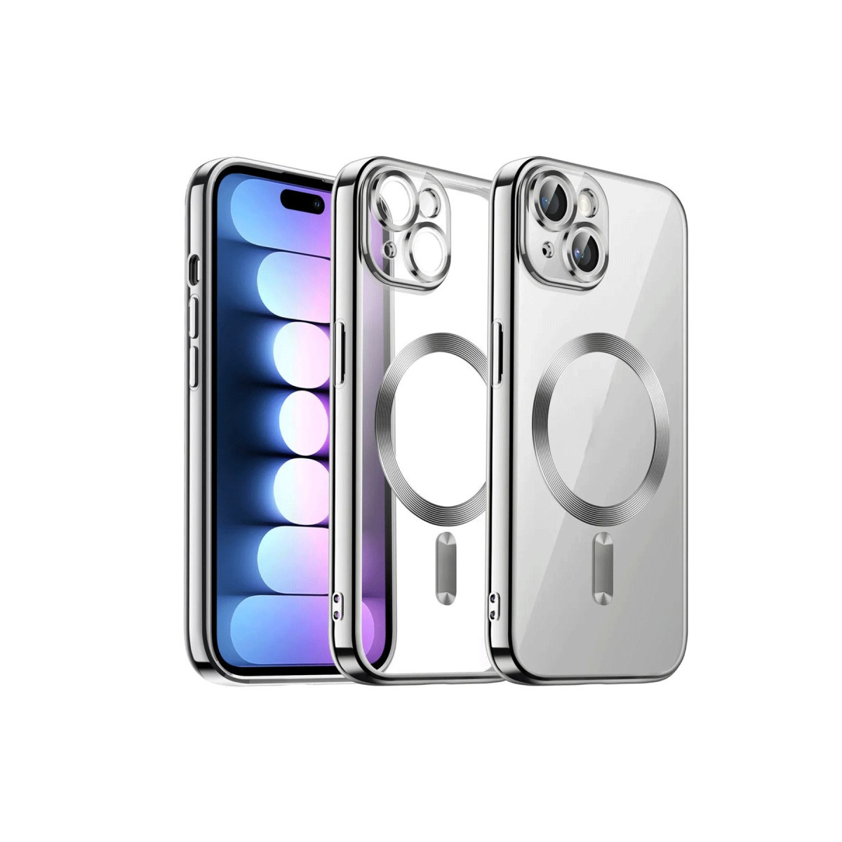 Newface Apple iPhone 14 Kılıf Kross Magneticsafe Kapak - Titan Gri — görsel 3