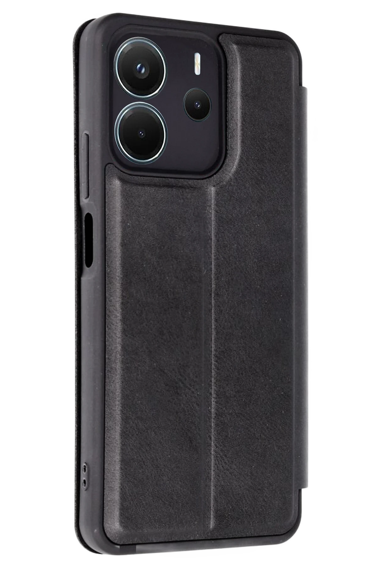 Newface Xiaomi Redmi Note 14 4G Kılıf Flip Cover - Siyah