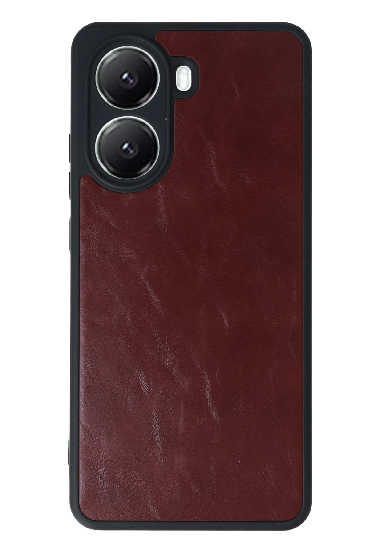 Newface Xiaomi Poco X7 Pro Kılıf Aras Deri Kapak - Bordo