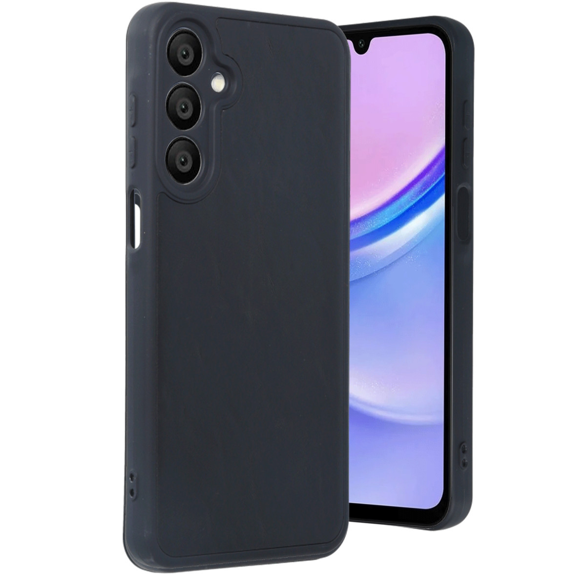 Newface Samsung Galaxy A16 5G Kılıf Aras Deri Kapak - Siyah — görsel 7