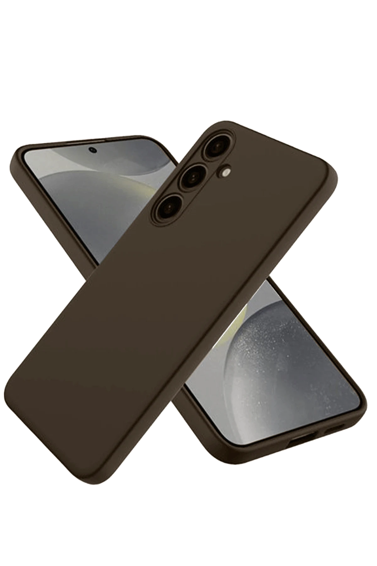 Newface Samsung Galaxy A26 Kılıf First Silikon - Kahverengi