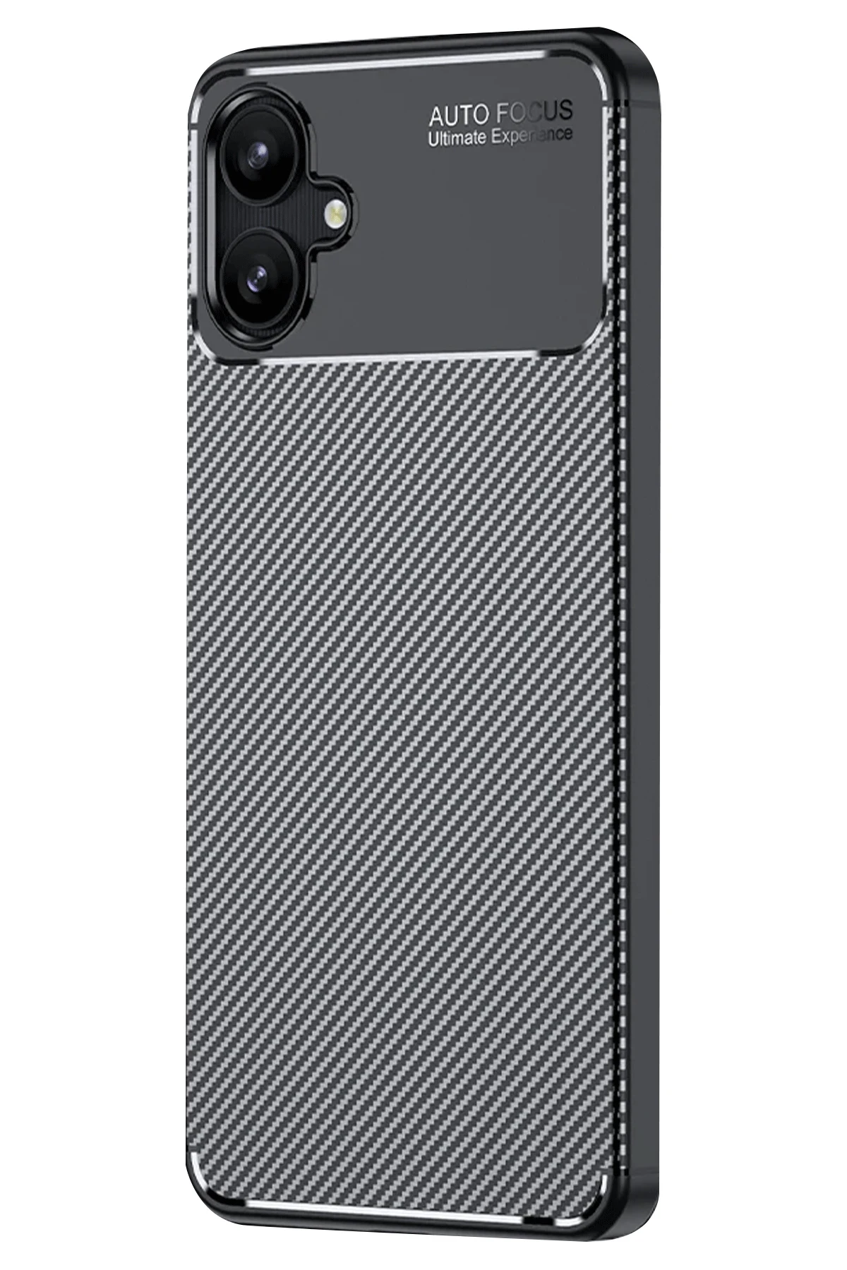 Newface Samsung Galaxy A06 Kılıf Auto Focus Karbon Kapak - Siyah — görsel 2