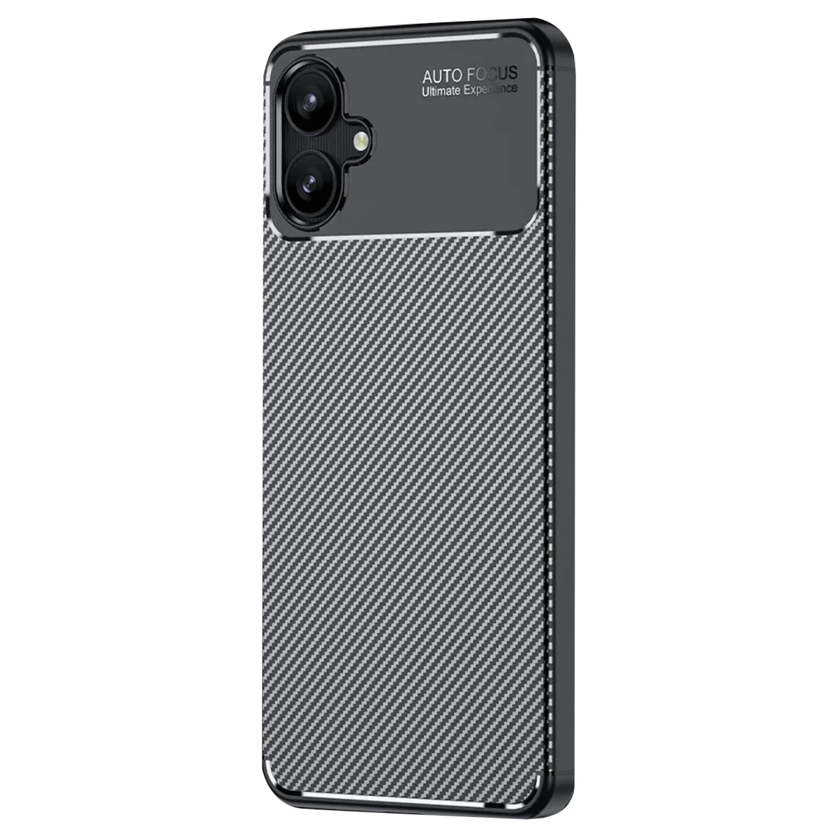 Newface Samsung Galaxy A06 Kılıf Auto Focus Karbon Kapak - Siyah — görsel 5