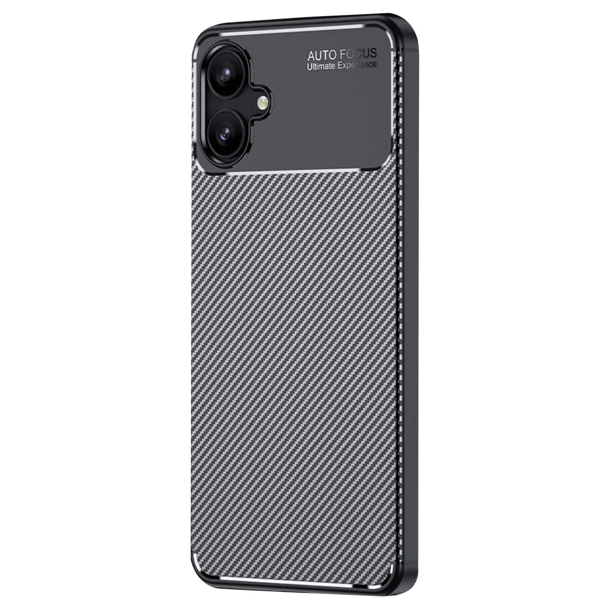 Newface Samsung Galaxy A06 Kılıf Auto Focus Karbon Kapak - Siyah — görsel 8