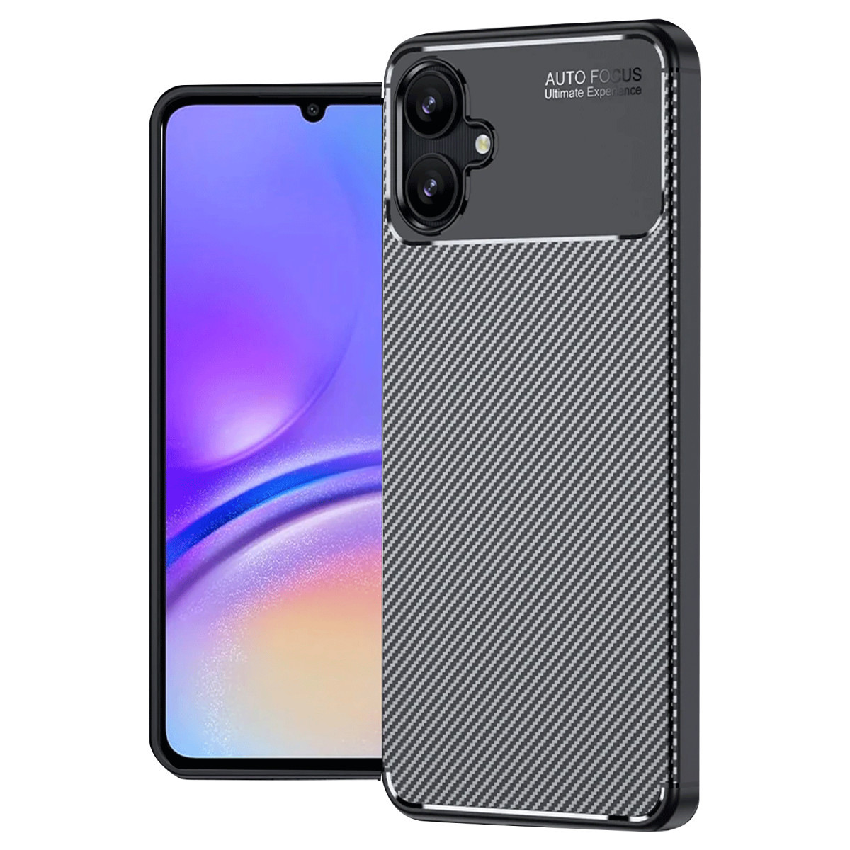 Newface Samsung Galaxy A06 Kılıf Auto Focus Karbon Kapak - Siyah — görsel 7
