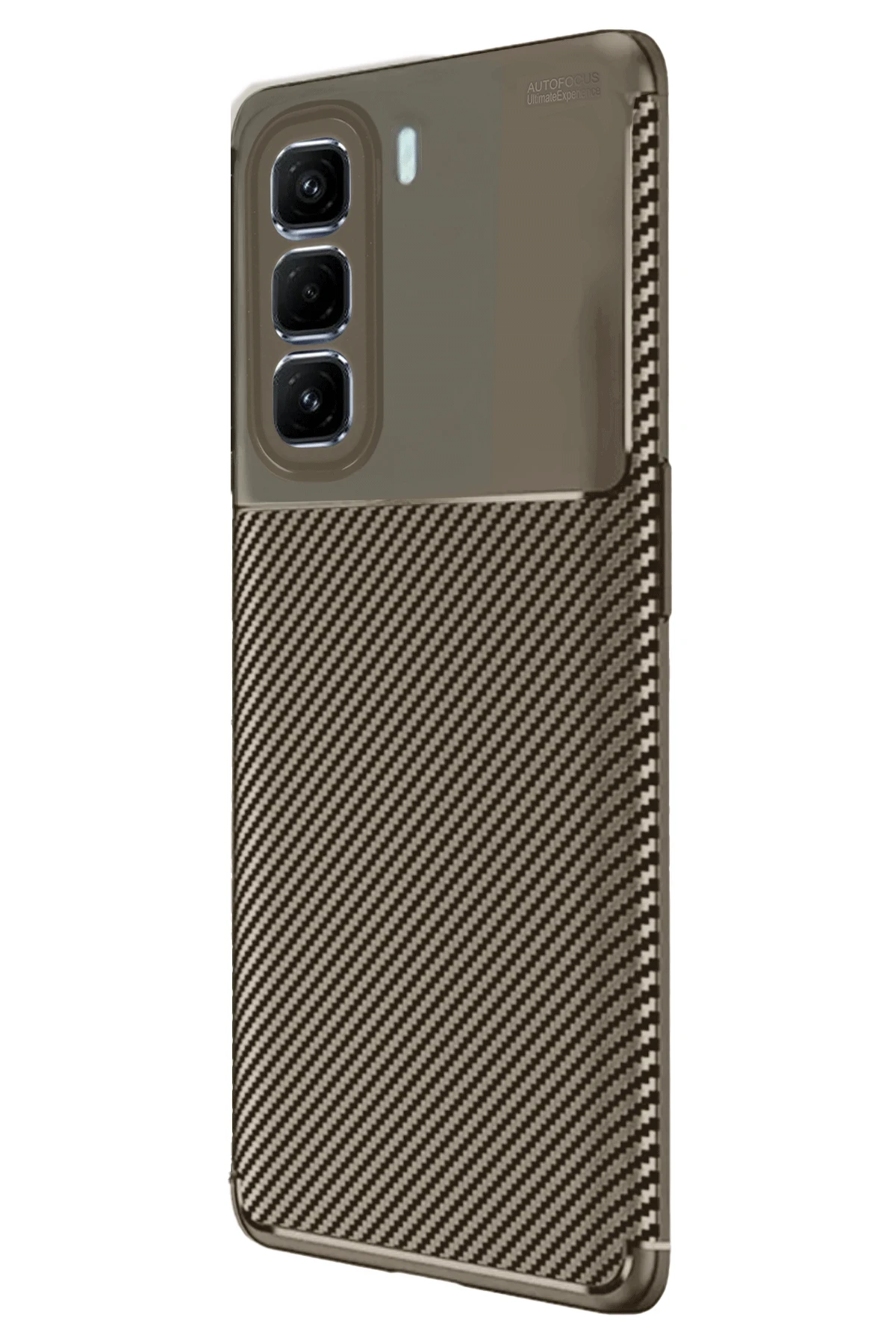 Newface İnfinix Hot 50 Pro Plus 4G Auto Focus Karbon Kapak - Kahverengi — görsel 2