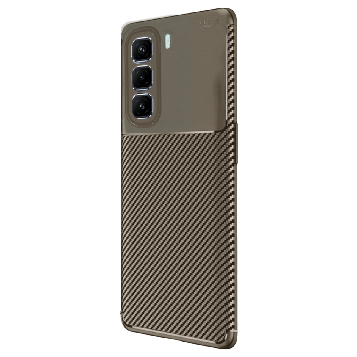 Newface İnfinix Hot 50 Pro Plus 4G Auto Focus Karbon Kapak - Kahverengi — görsel 8