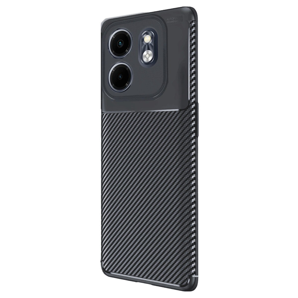 Newface İnfinix Hot 50i 4G Kılıf Auto Focus Karbon Kapak - Siyah — görsel 8