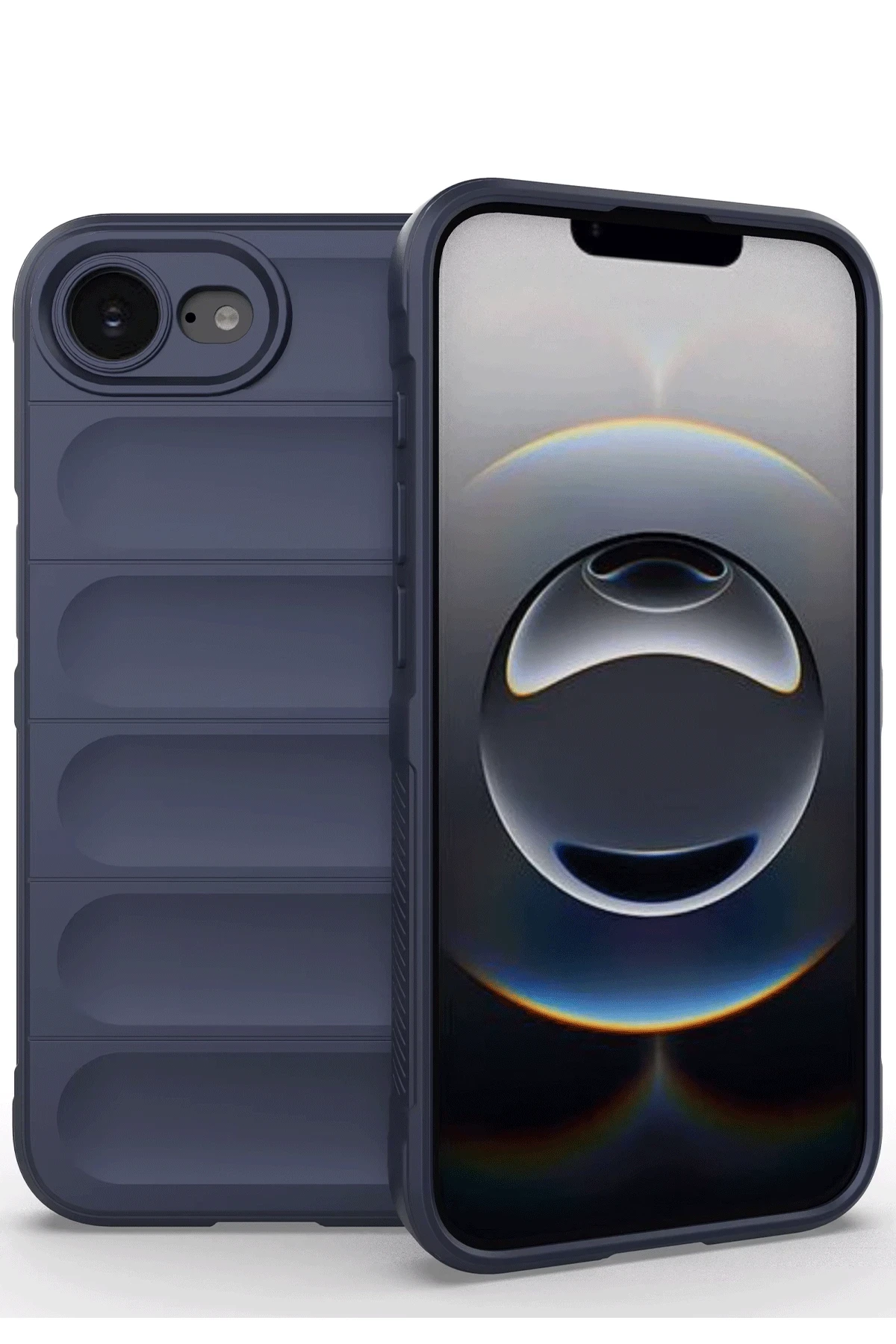 Newface iPhone 16E Kılıf Optimum Silikon - Lacivert