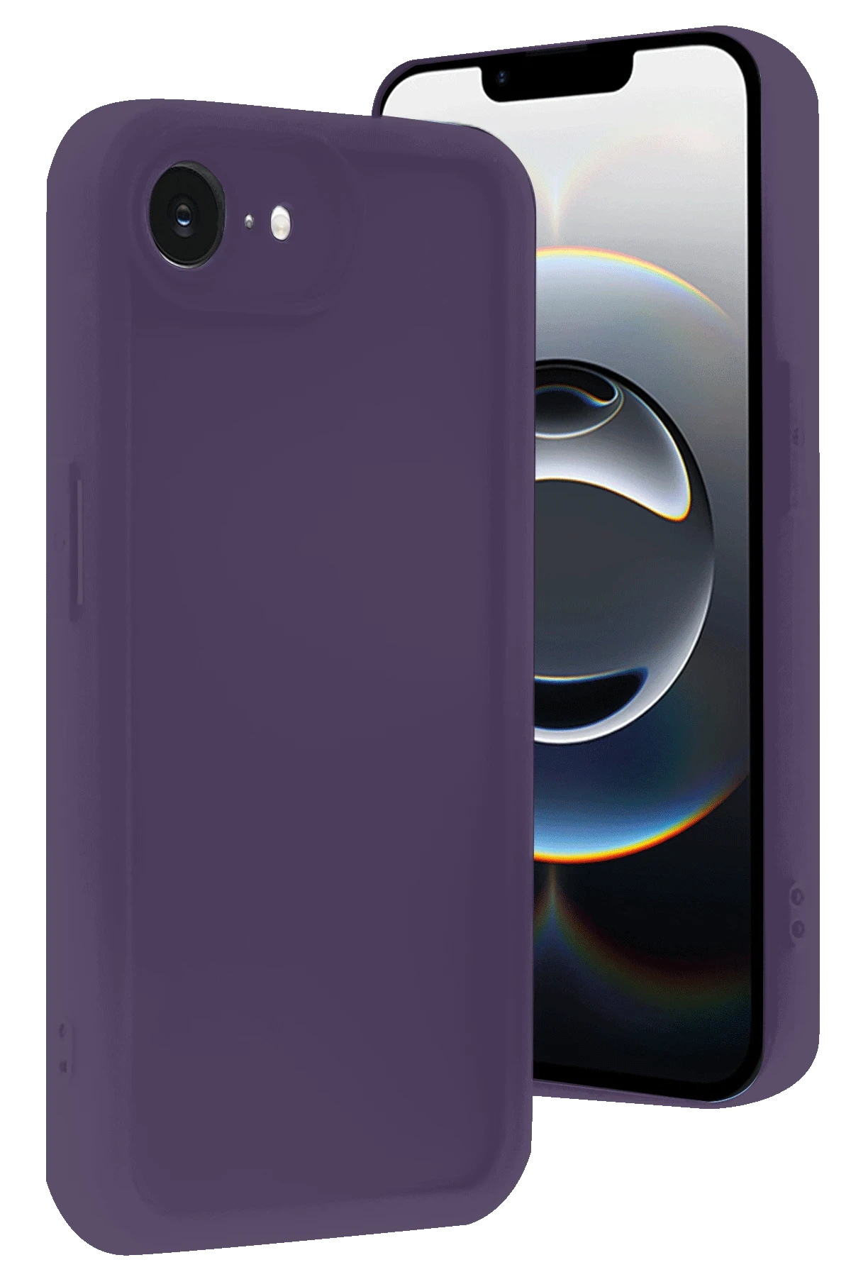 Newface iPhone 16E Kılıf Viera Silikon - Mor