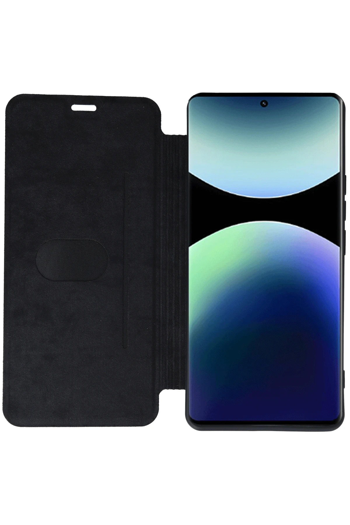 Newface Xiaomi Redmi Note 14 Pro 4G Kılıf Flip Cover - Siyah — görsel 5