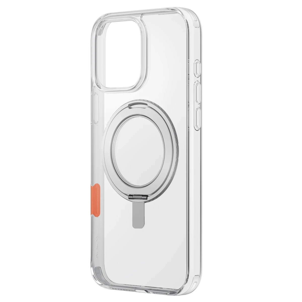 Uniq Apple iPhone 16 Swivix Rotating Kickstand Kapak - Şeffaf
