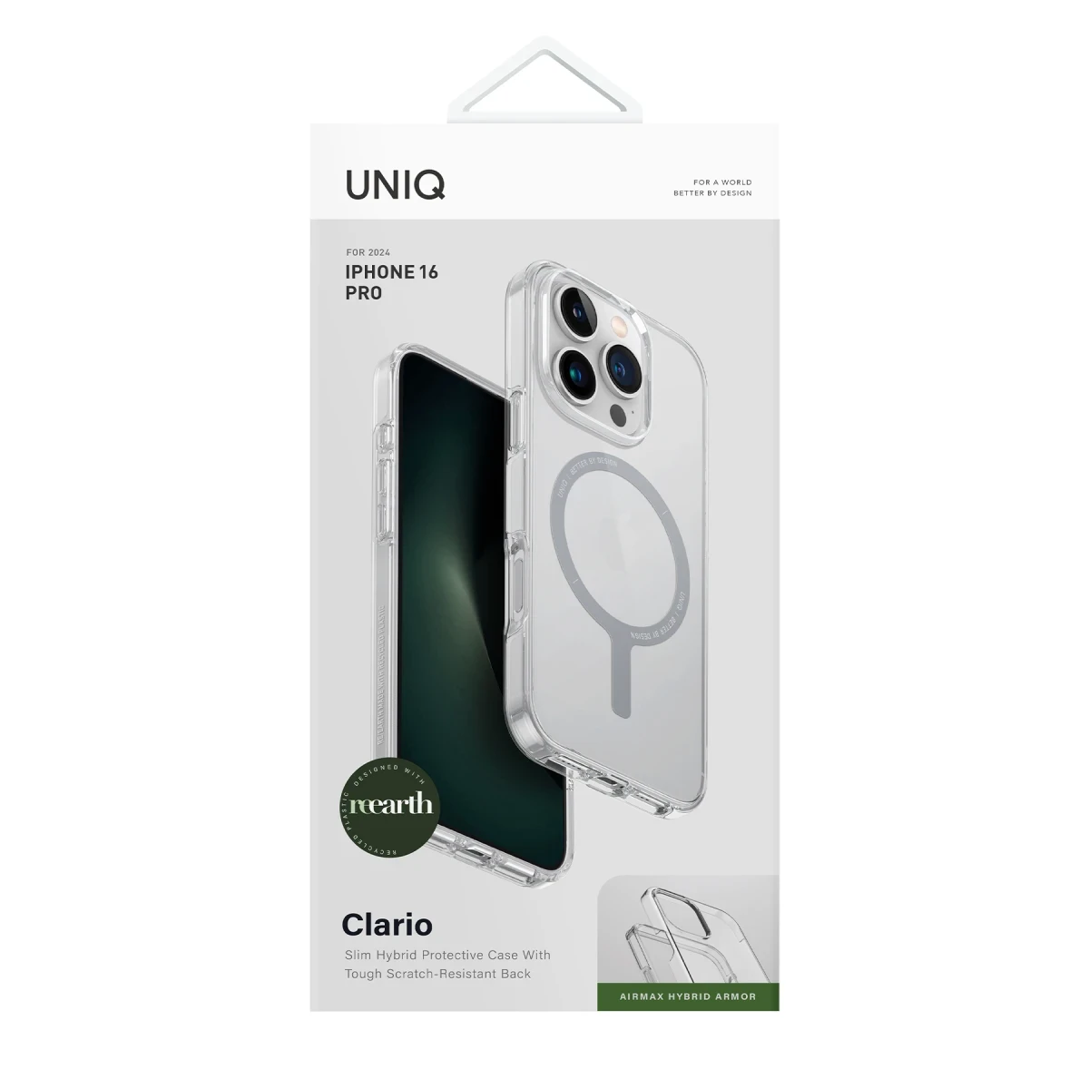 Uniq Apple iPhone 16 Pro Max Clario Magsafe Kapak - Gold