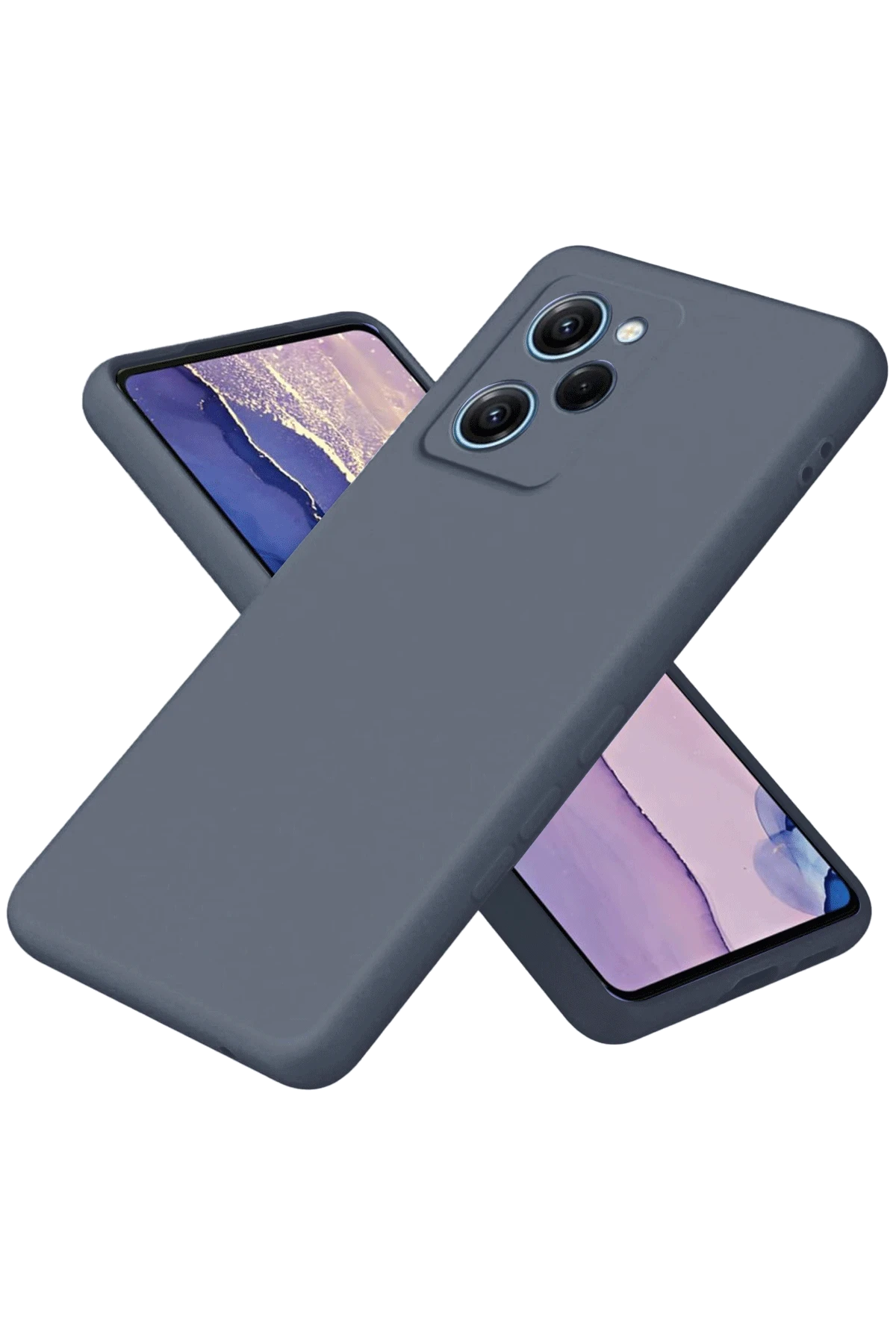 Newface Xiaomi Poco X5 Pro 5G Nano içi Kadife Silikon - Gri