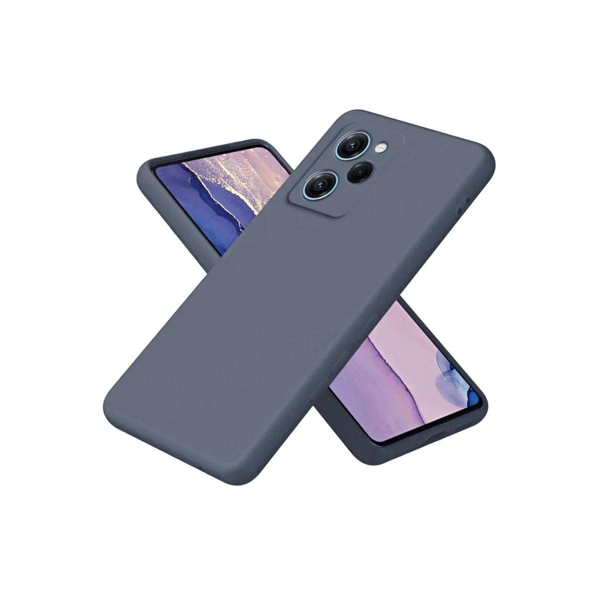 Newface Xiaomi Poco X5 Pro 5G Nano içi Kadife Silikon - Gri — görsel 3