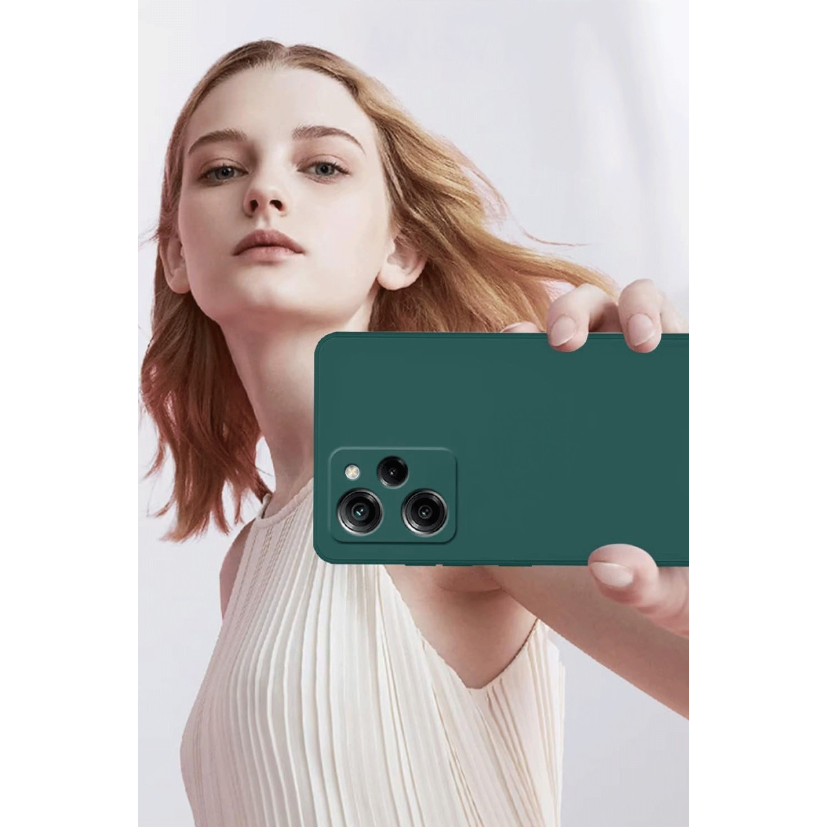 Newface Xiaomi Poco X5 5G Kılıf First Silikon - Siyah — görsel 9