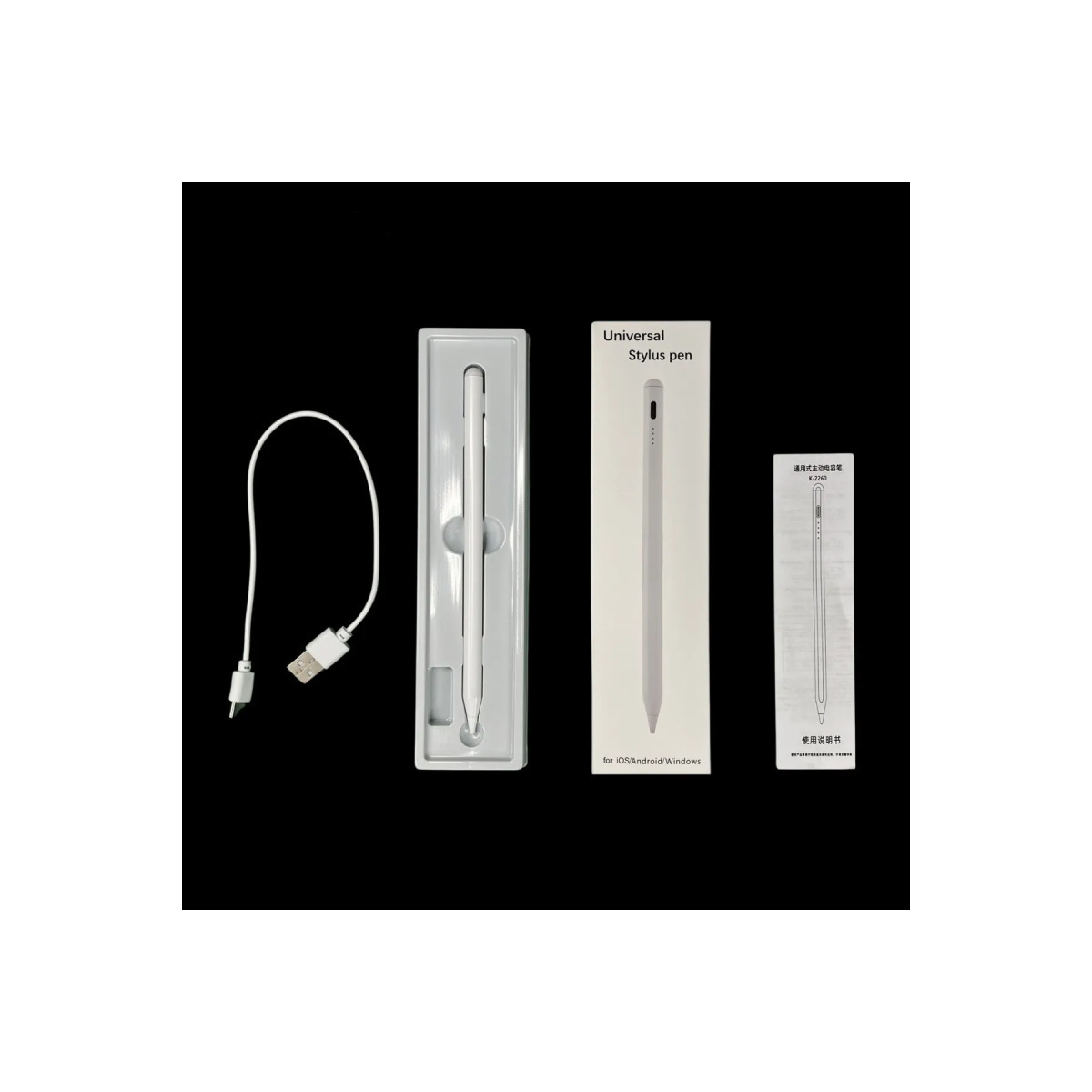 Newface K2260 IOS ve Android Uyumlu Universal Dokunmatik Stylus Kalem - Beyaz — görsel 6