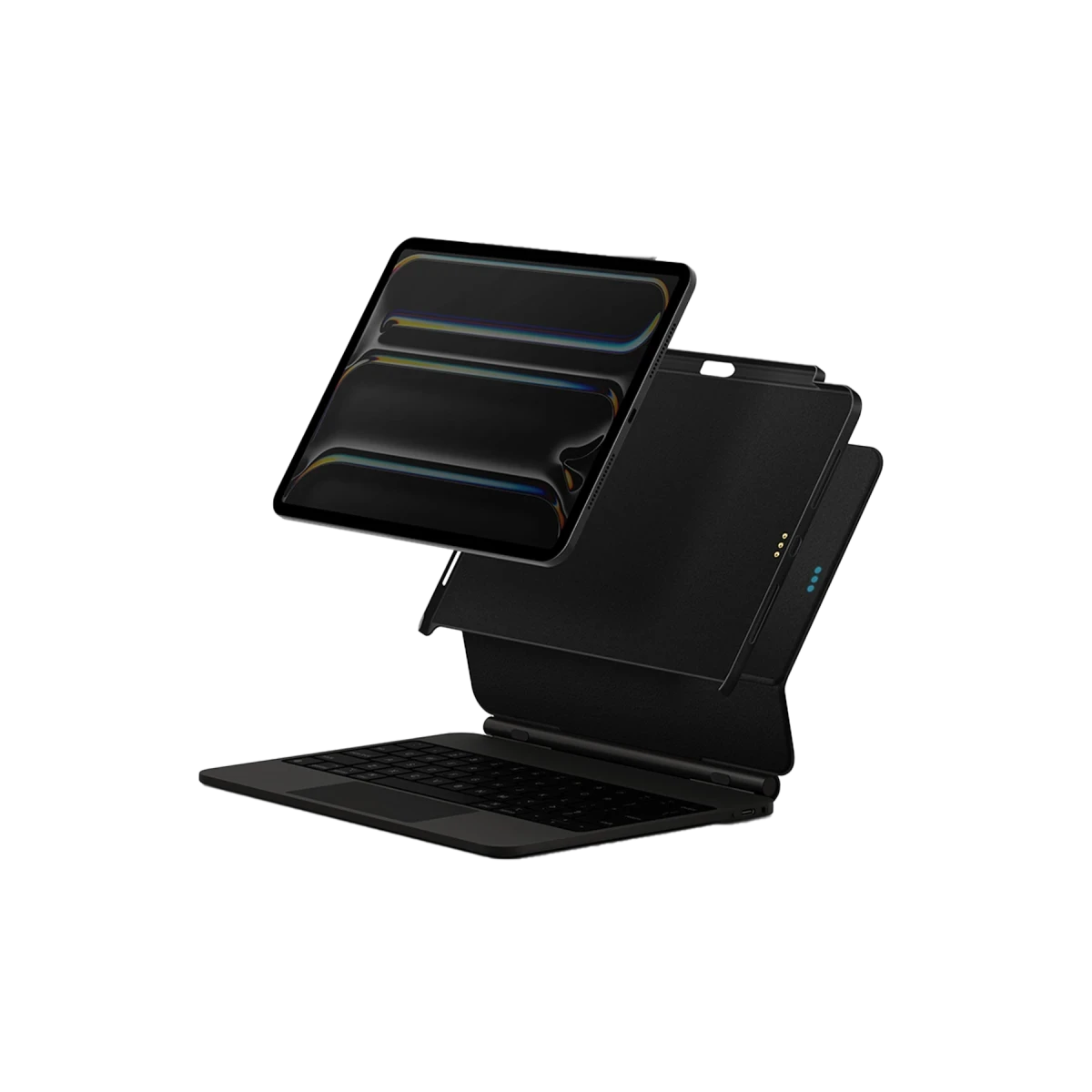 Uniq Apple iPad Pro 11 (2024) Axel Manyetik Tablet Kılıf - Siyah