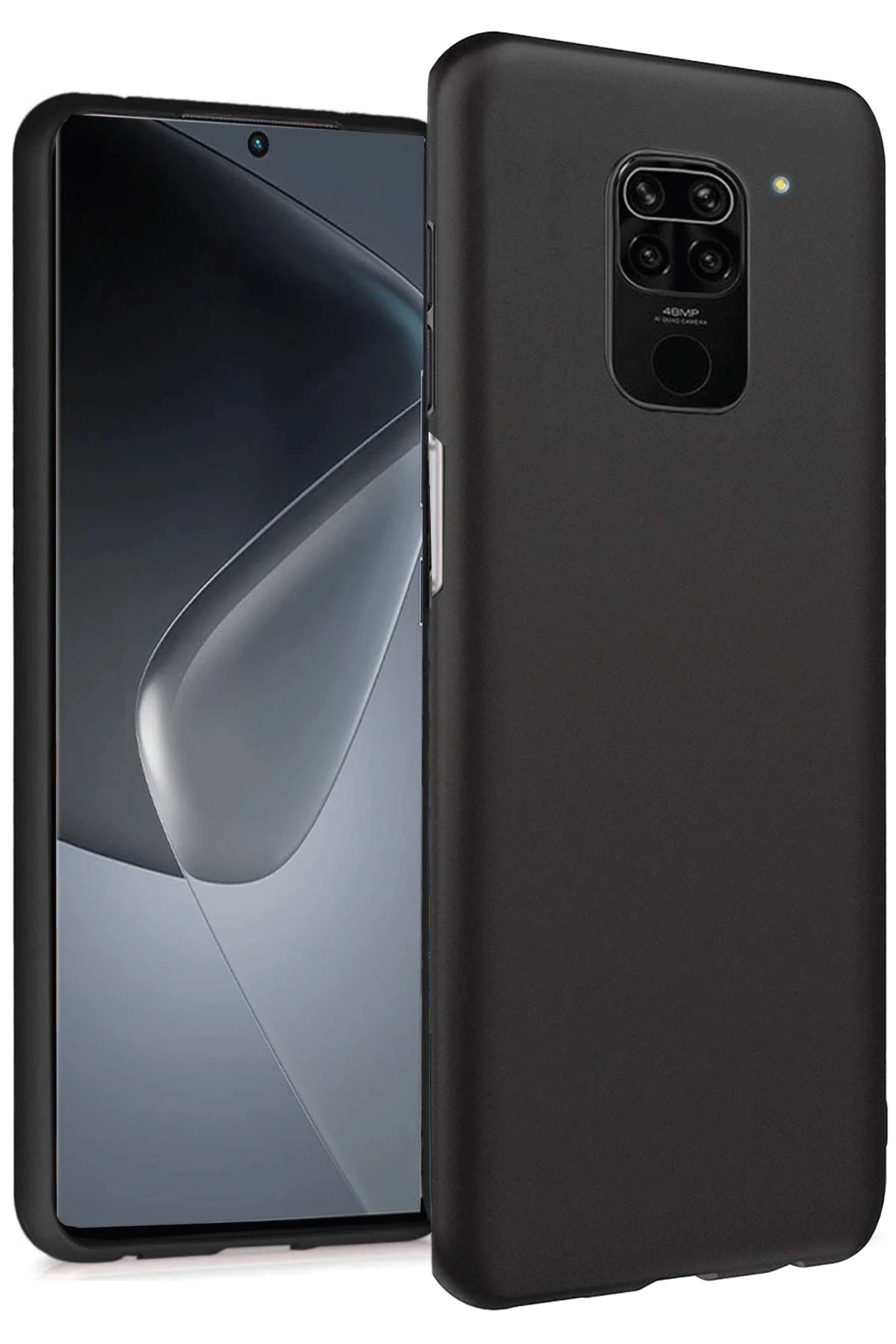 Newface Xiaomi Redmi Note 9 Pro Kılıf First Silikon - Siyah