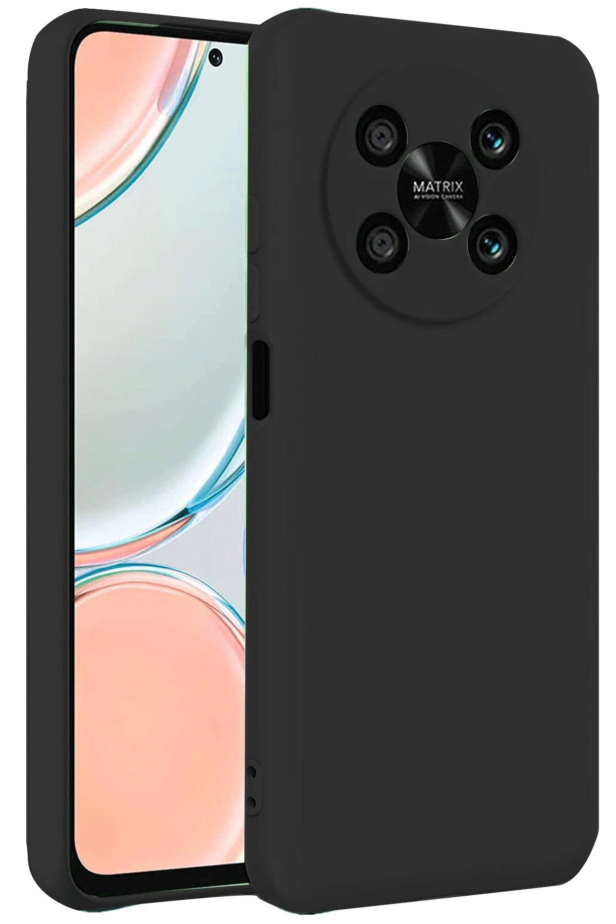 Newface Huawei Nova Y90 Kılıf First Silikon - Siyah