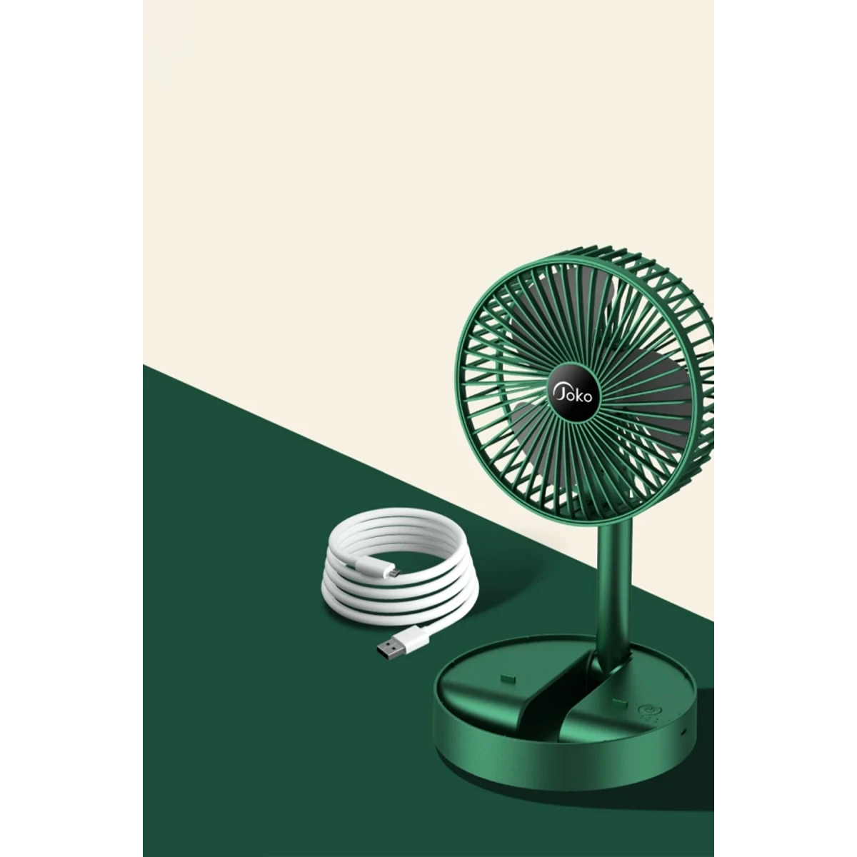 Joko JS01 Masaüstü Soğutma Fanı - Koyu Yeşil — görsel 8