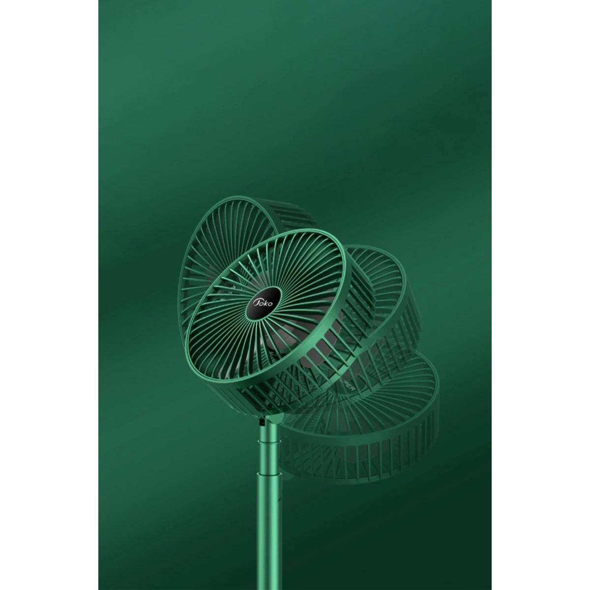 Joko JS01 Masaüstü Soğutma Fanı - Koyu Yeşil — görsel 9