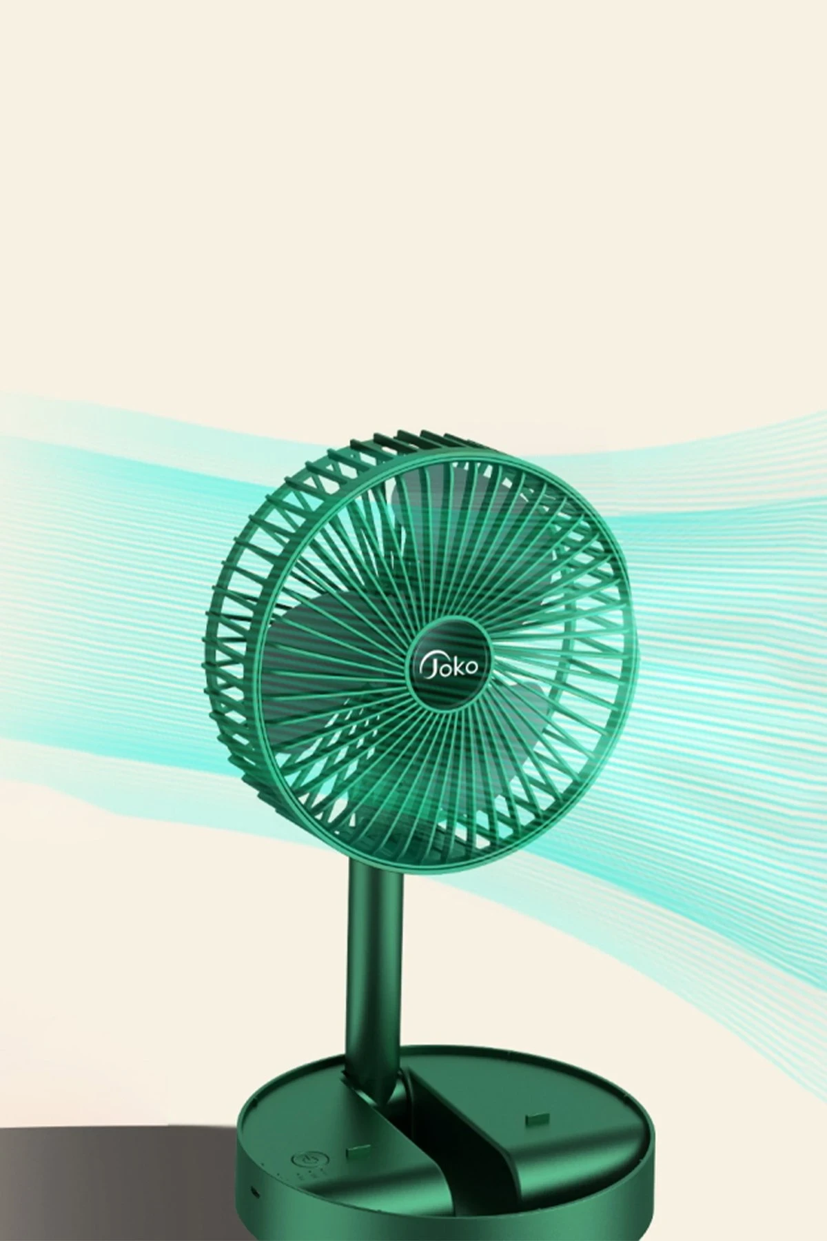 Joko JS01 Masaüstü Soğutma Fanı - Koyu Yeşil — görsel 5