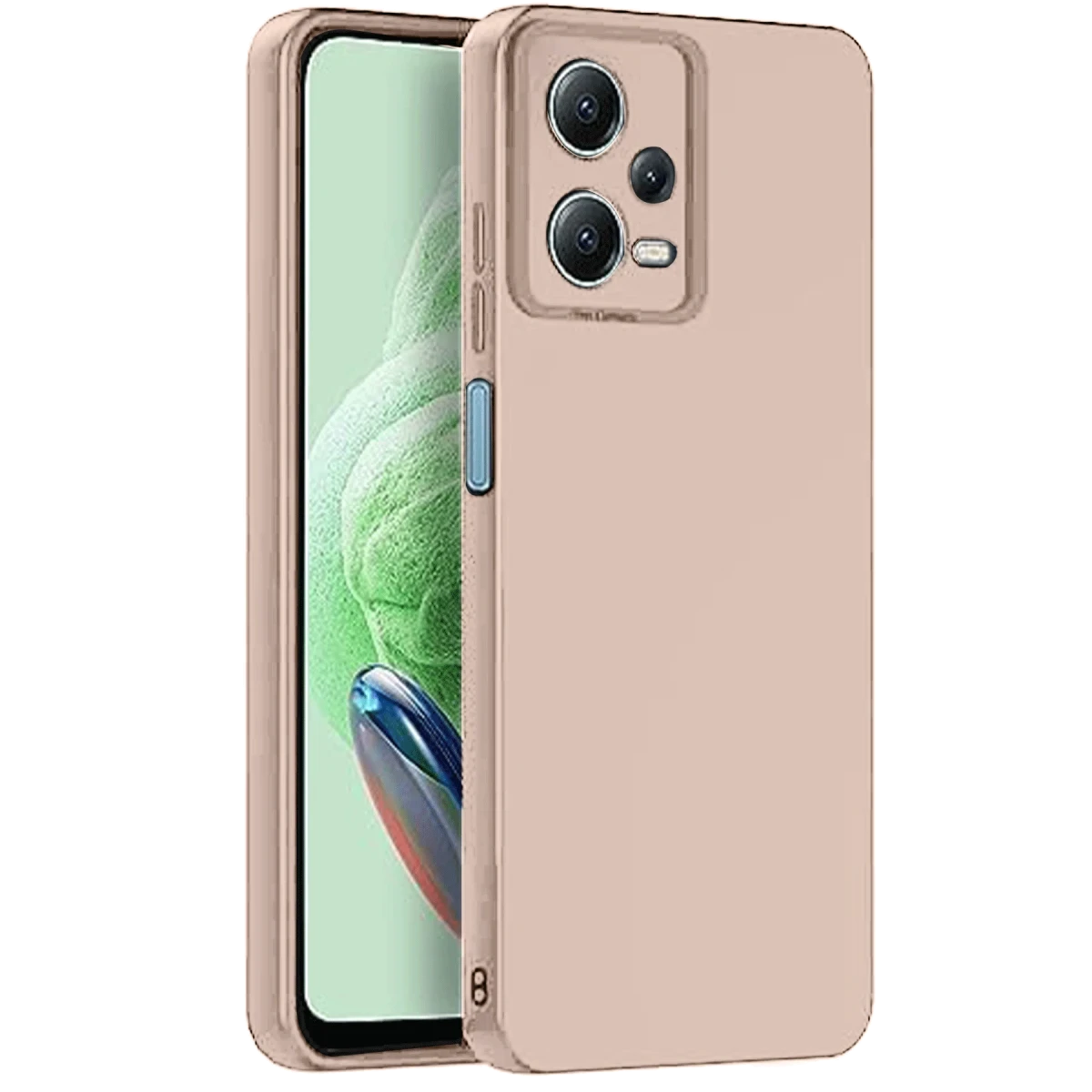 Newface Xiaomi Redmi Note 12 Pro 5G Kılıf Nano içi Kadife Silikon - Pudra — görsel 6