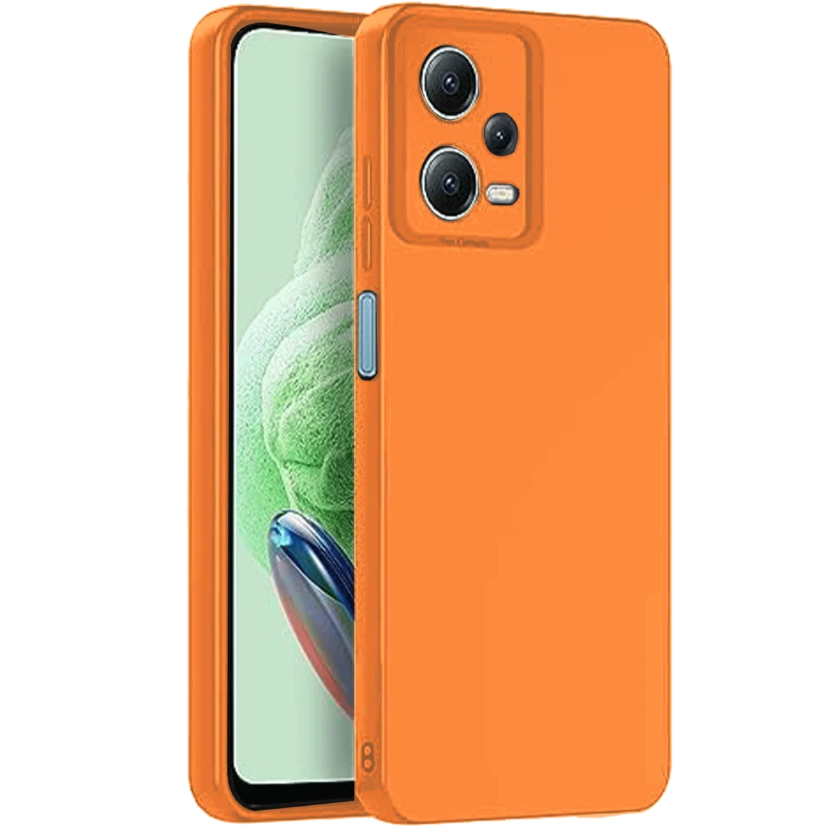 Newface Xiaomi Redmi Note 12 Pro 5G Kılıf Nano içi Kadife Silikon - Turuncu