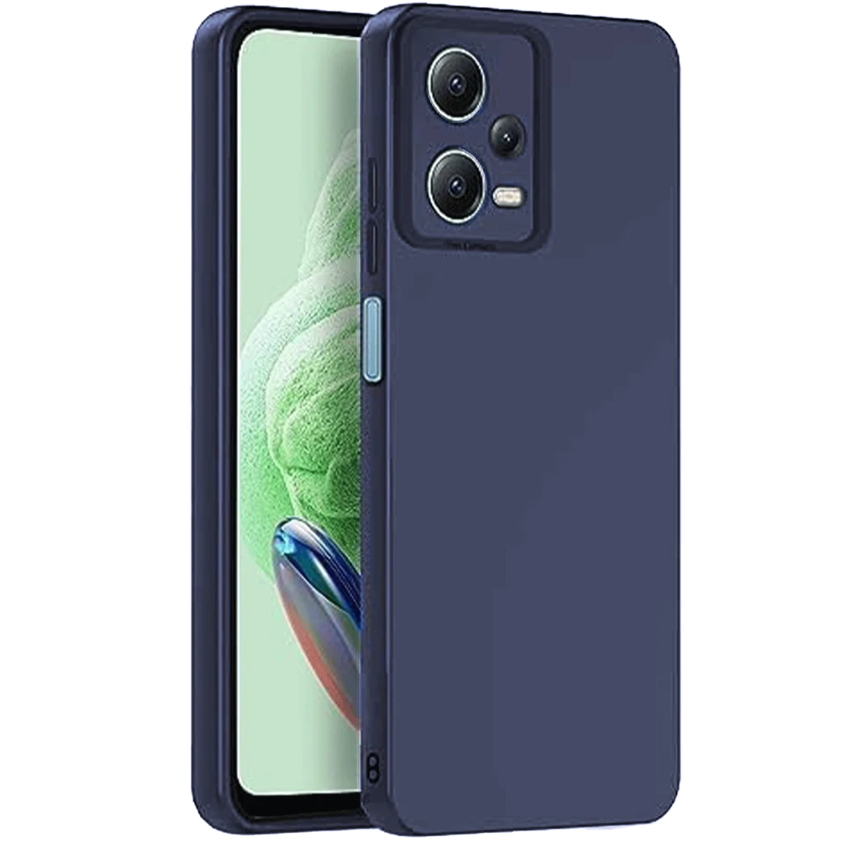 Newface Xiaomi Redmi Note 12 Pro 5G Kılıf Nano içi Kadife Silikon - Lacivert