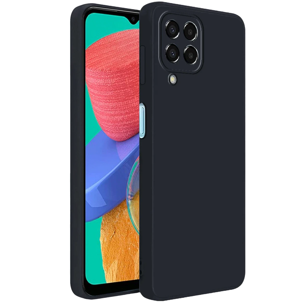 Newface Samsung Galaxy M33 Kılıf First Silikon - Siyah