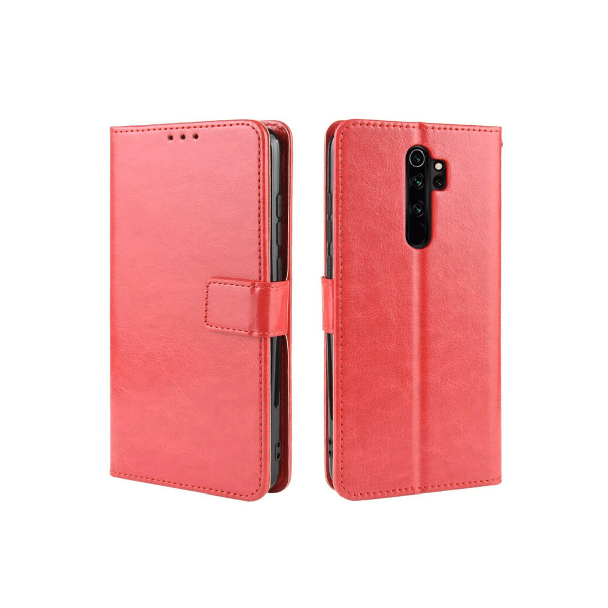 Newface Xiaomi Redmi Note 8 Pro Kılıf Trend S Plus Kapaklı Kılıf - Kırmızı — görsel 9