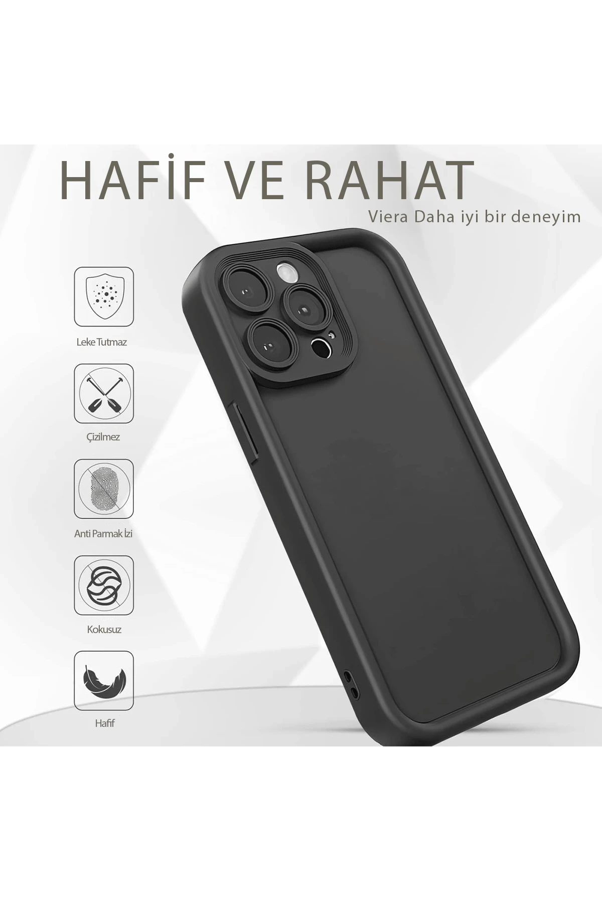 Newface Xiaomi Poco X7 Pro Viera Silikon - Gri