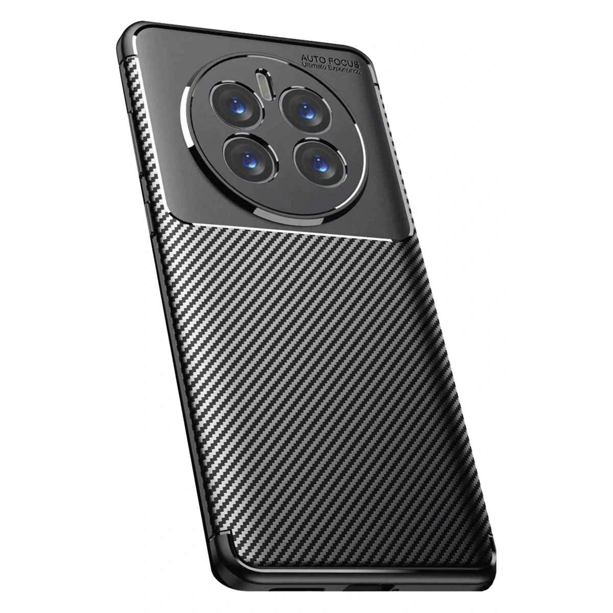 Newface Realme 12 Pro Plus Kılıf Auto Focus Karbon Kapak - Siyah — görsel 3