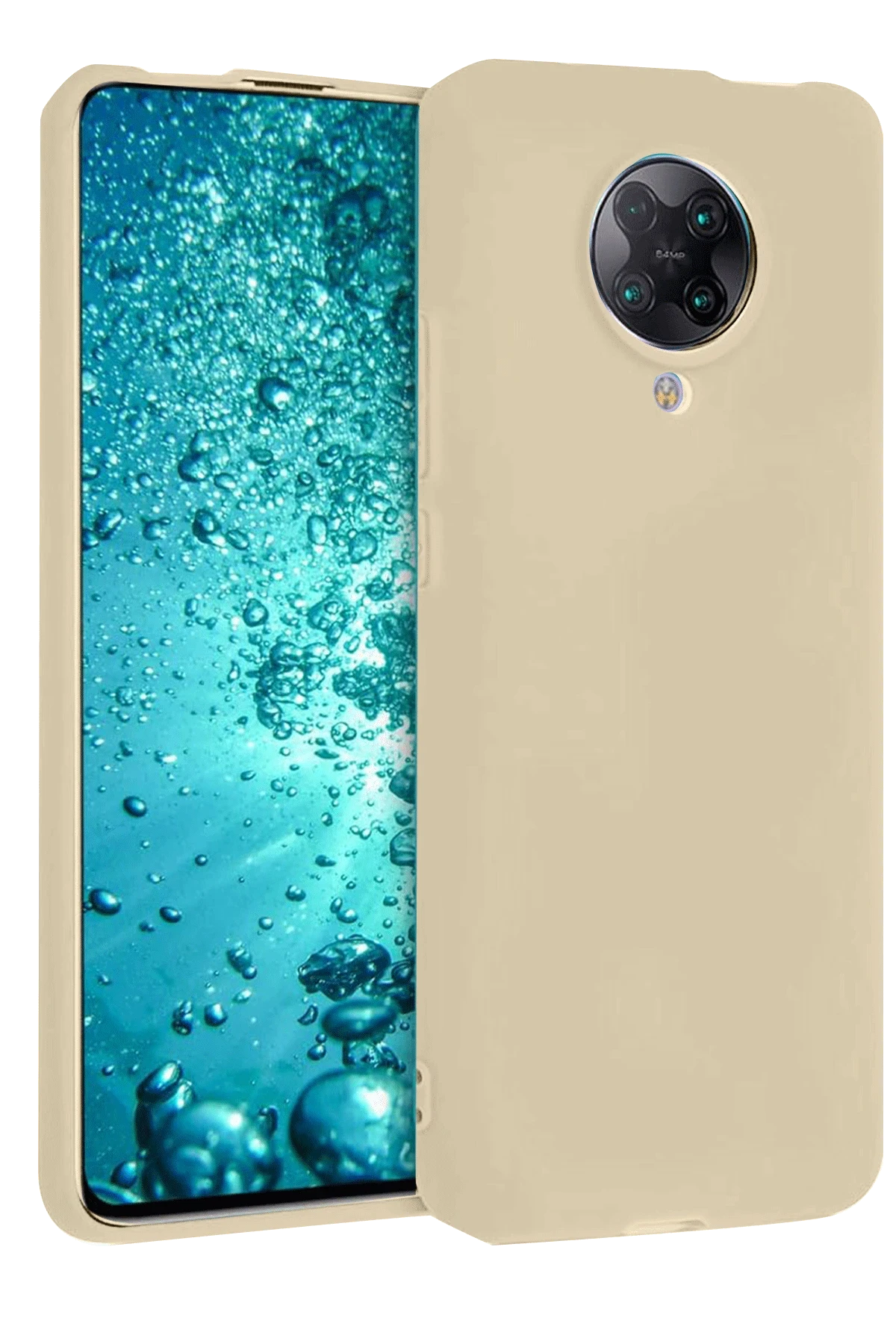 Newface Xiaomi Redmi K30 Pro Kılıf Nano içi Kadife Silikon - Kemik