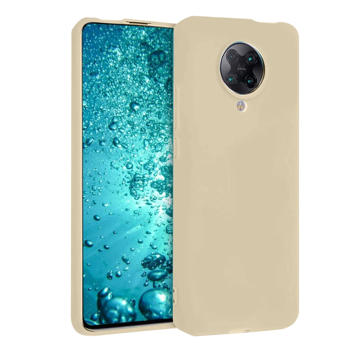 Newface Xiaomi Redmi K30 Pro Kılıf Nano içi Kadife Silikon - Kemik — görsel 3